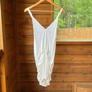 BCBG Drapey White Dress XXS